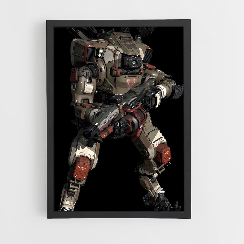 Poster robots futuristes – affiche Titanfall (vue 2)